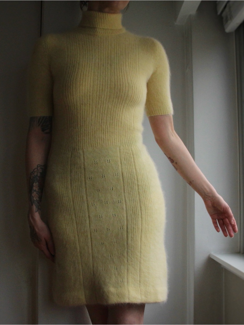 1960's Jonathan Logan Angora Blend Knit Dress
